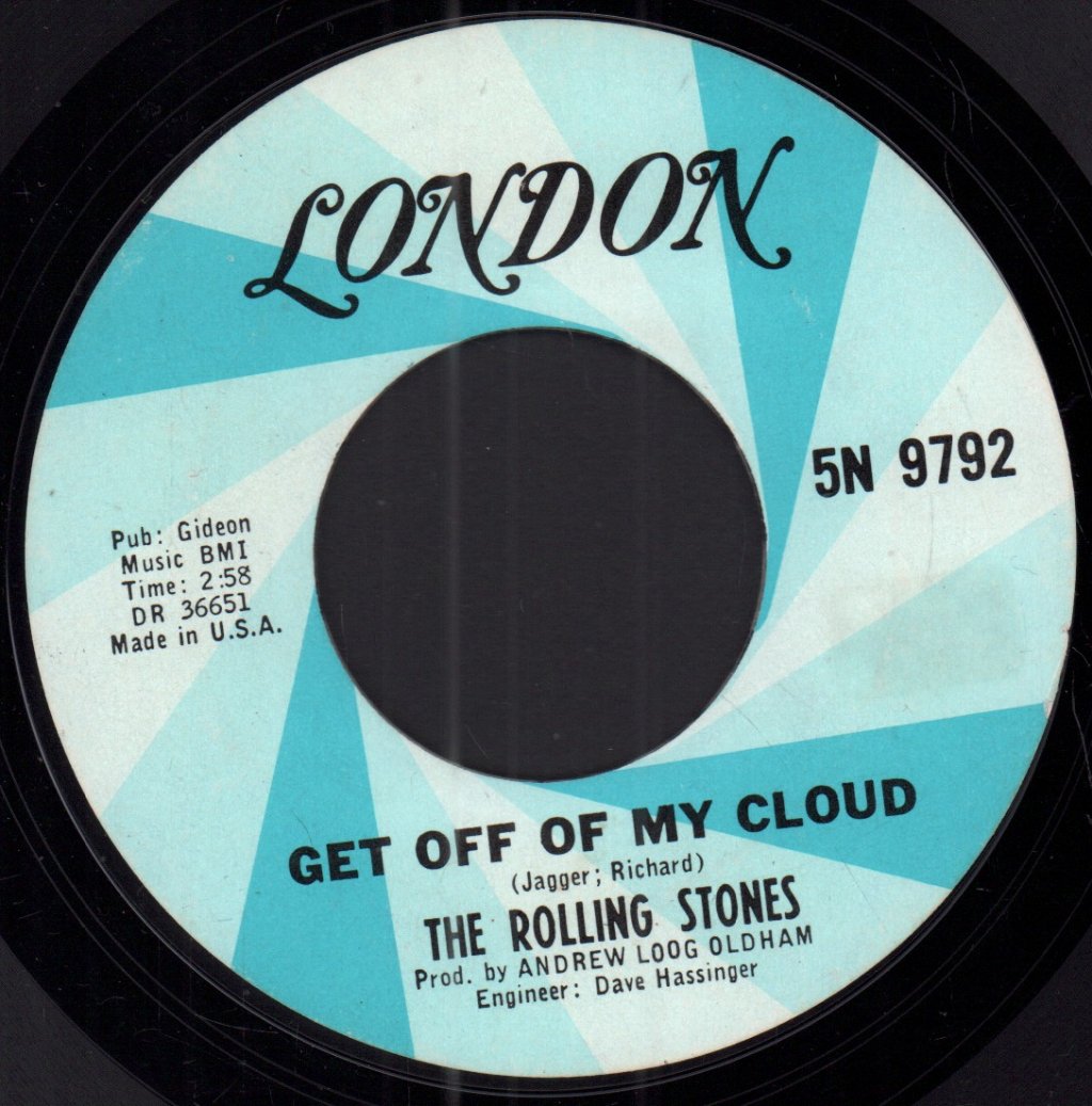 Rolling Stones - Get Off Of My Cloud - 7 Inch