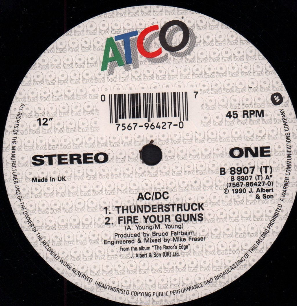 AC/DC - Thunderstruck - 12 Inch