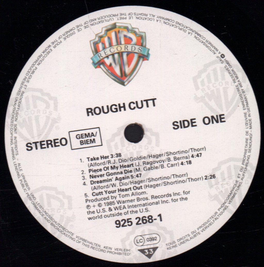 Rough Cutt - Rough Cutt - Lp