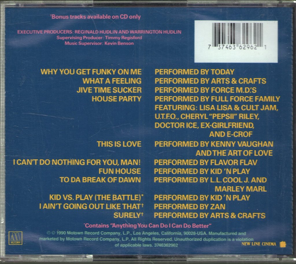 Various Artists - House Party Original Motion Picture Soundtrack - Cd