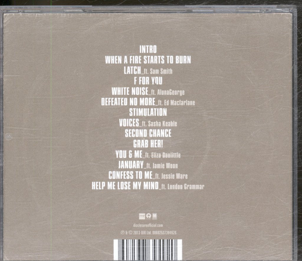 Disclosure - Settle - Cd