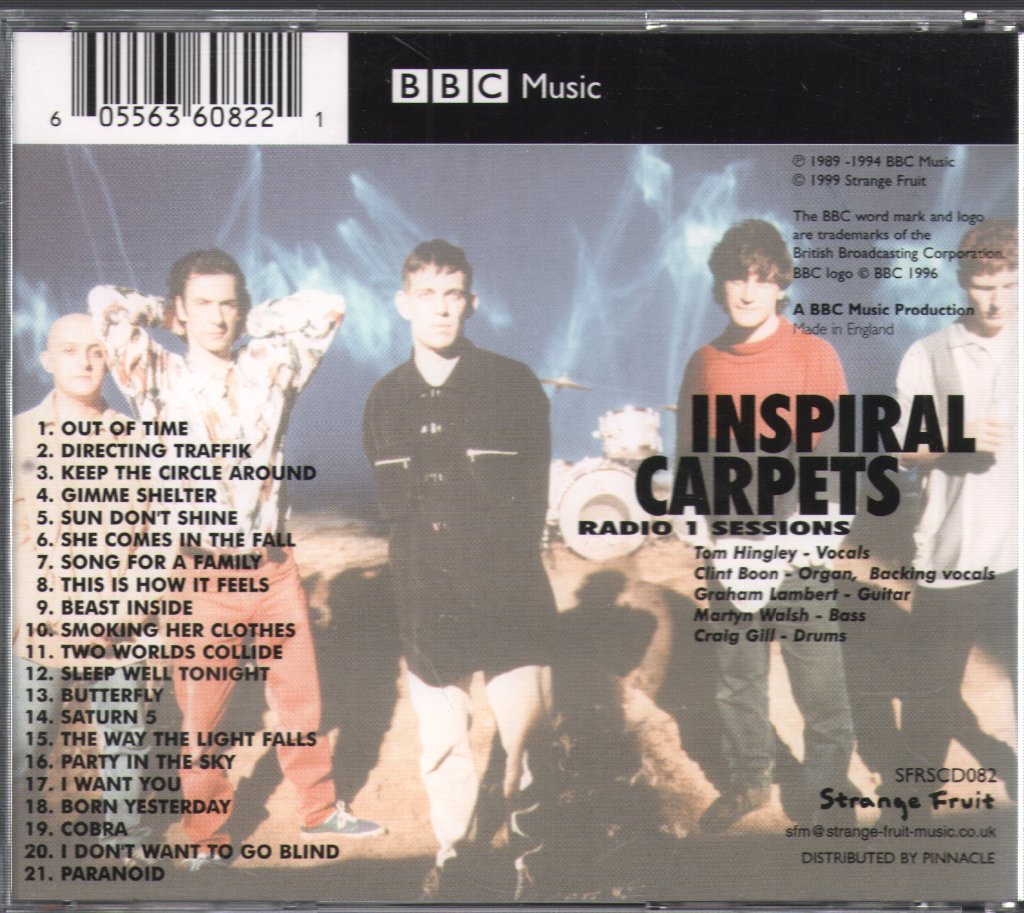 Inspiral Carpets - Radio 1 Sessions - Cd