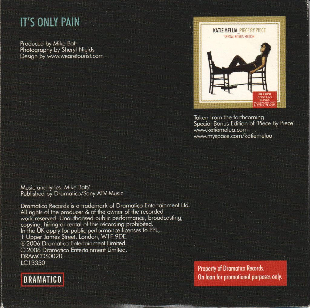 Katie Melua - It's Only Pain - Cd