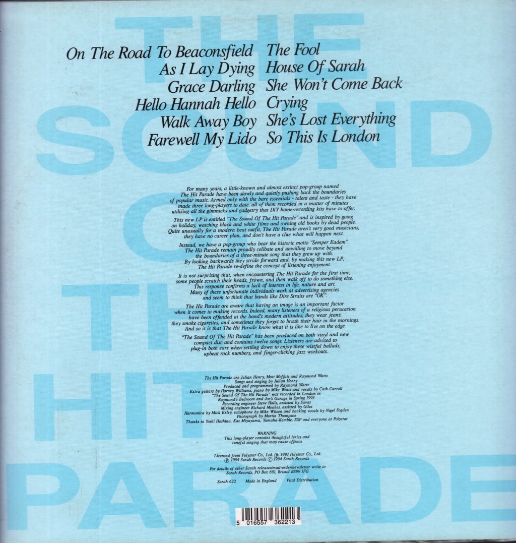 Hit Parade - Sound Of The Hit Parade - Lp