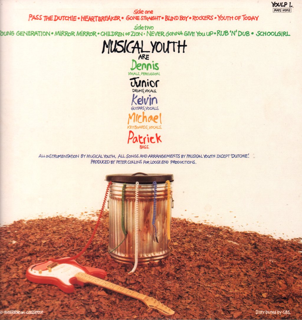Musical Youth - Youth Of Today - Lp