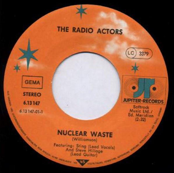 Sting - Nuclear Waste - 7 Inch
