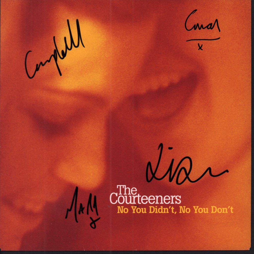 Courteeners - No You Didn't No You Don't - Sleeve