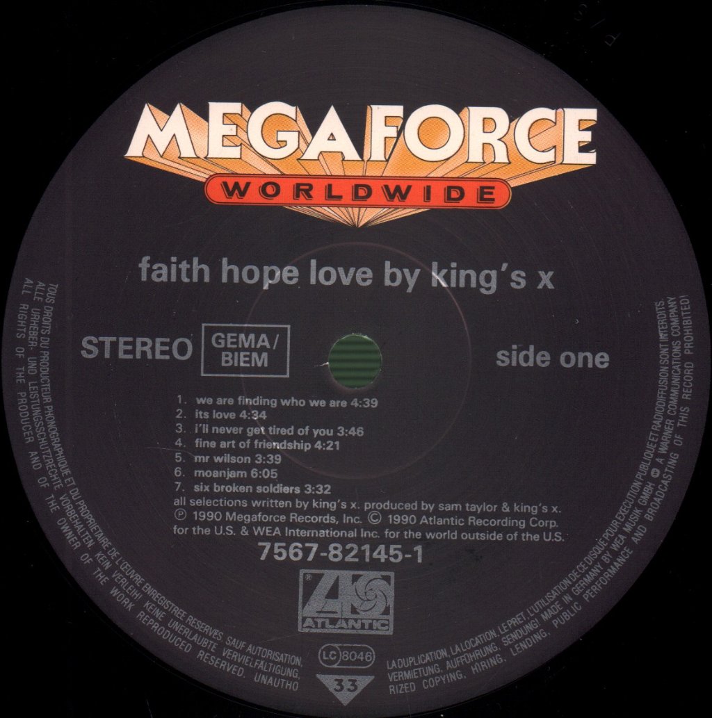 King's X - Faith Hope Love - Lp