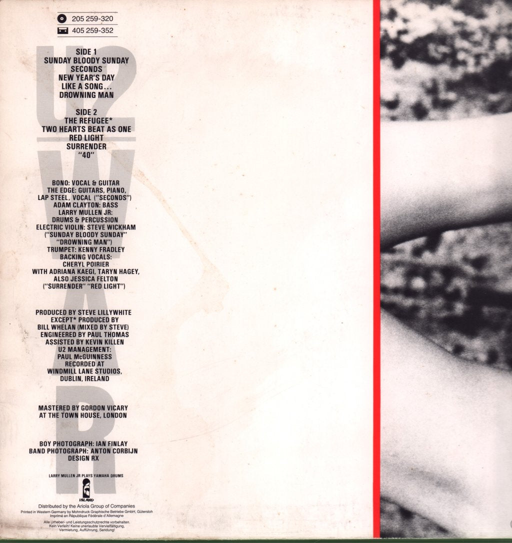 U2 - War - Lp