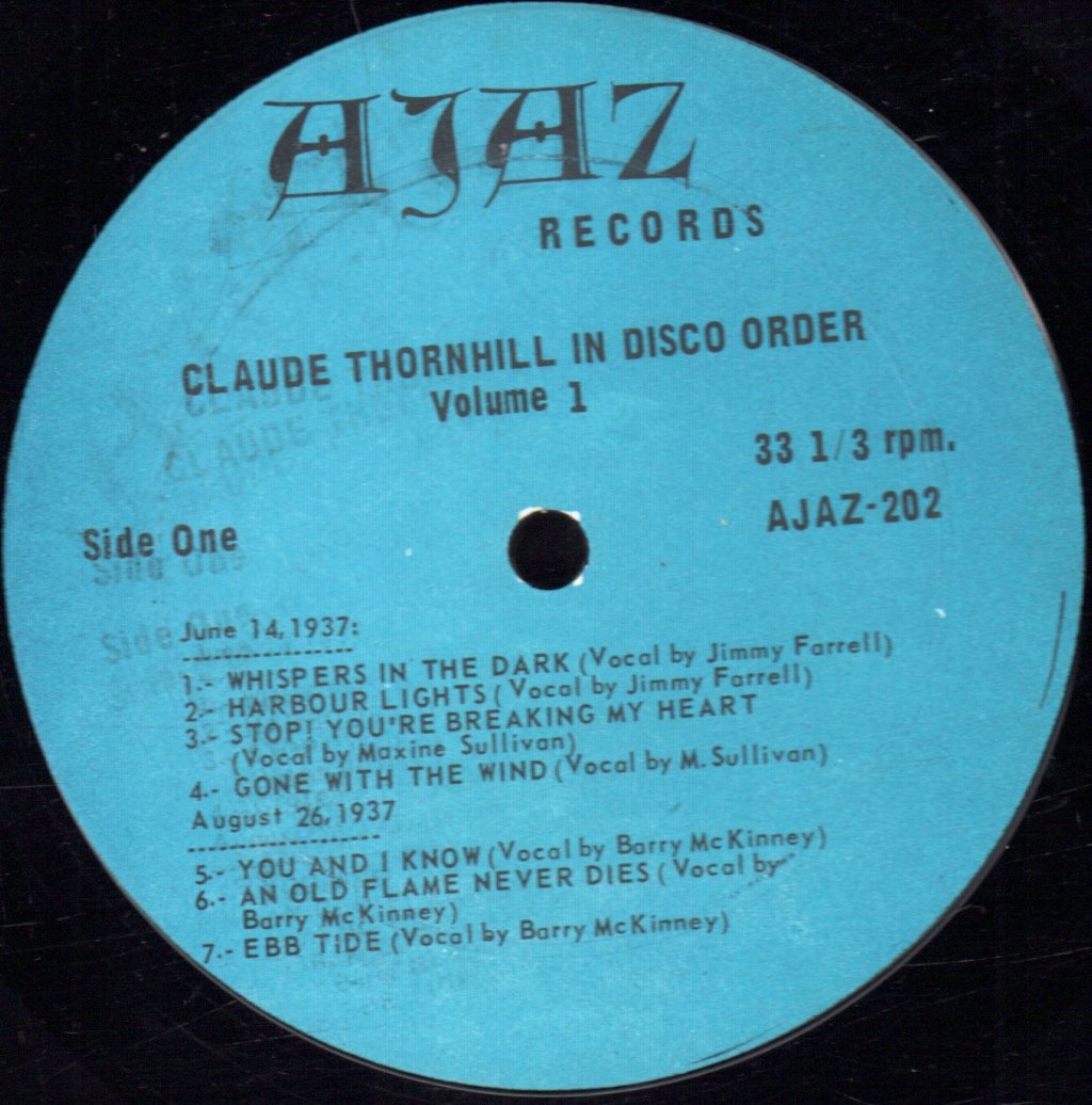 Claude Thornhill - In Disco Order, Volume 1 - Lp