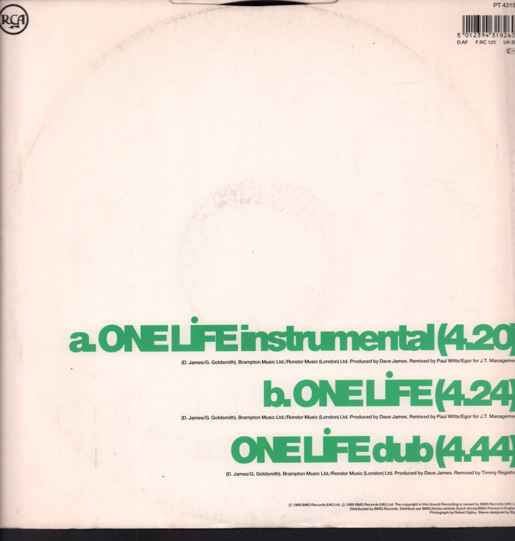 Glen Goldsmith - One Life - 12 Inch