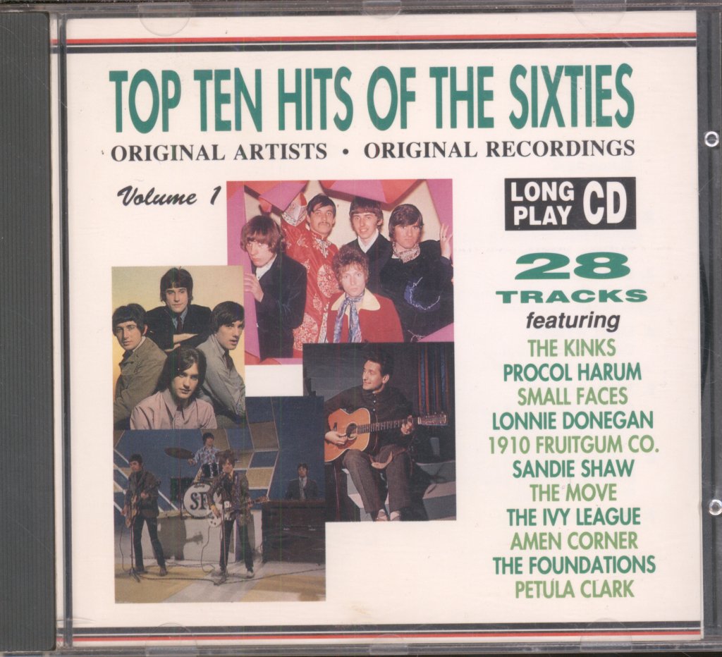 Various Artists - Top Ten Hits Of The Sixties Volume 1 - Cd