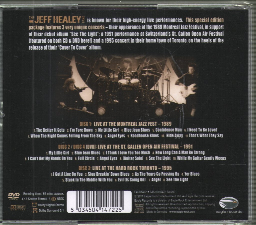 Jeff Healey Band - Full Circle: The Live Anthology - Cd Set