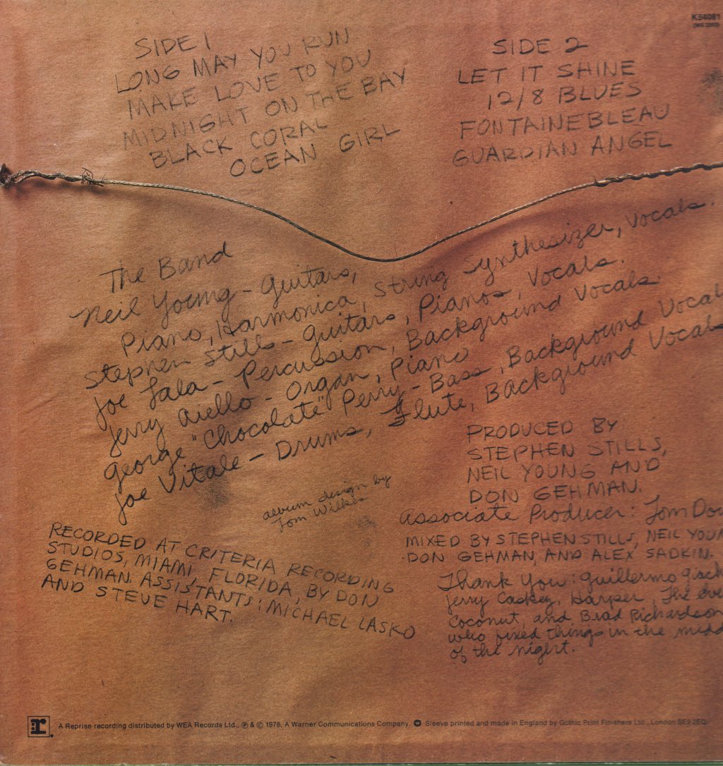 Stills Young Band - Long May You Run - Lp