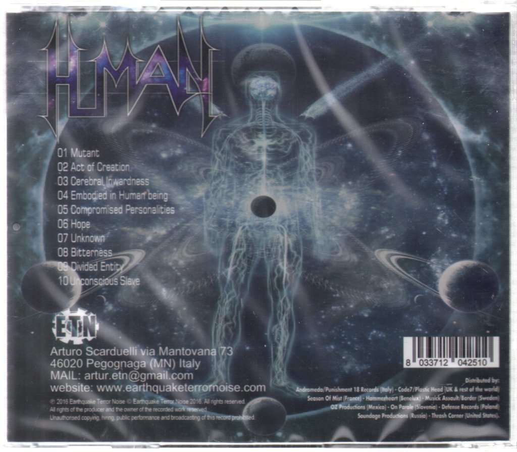 Human - Cerebral Inwardness - Cd