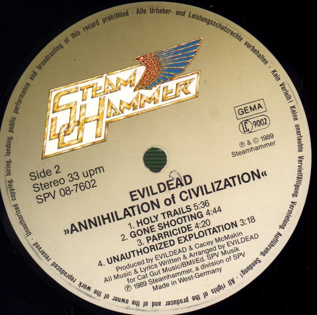 Evildead - Annihilation Of Civilization - Lp