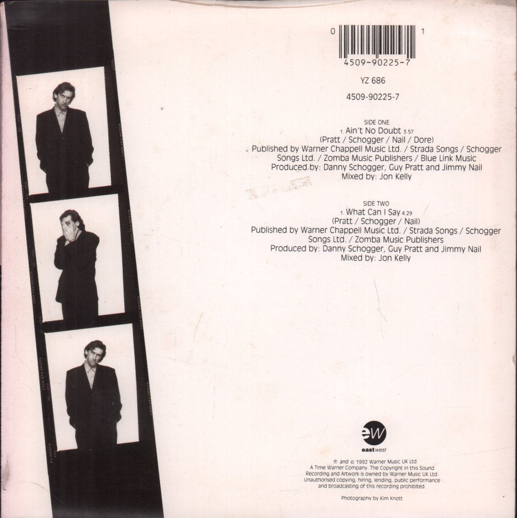 Jimmy Nail - Ain't No Doubt - 7 Inch