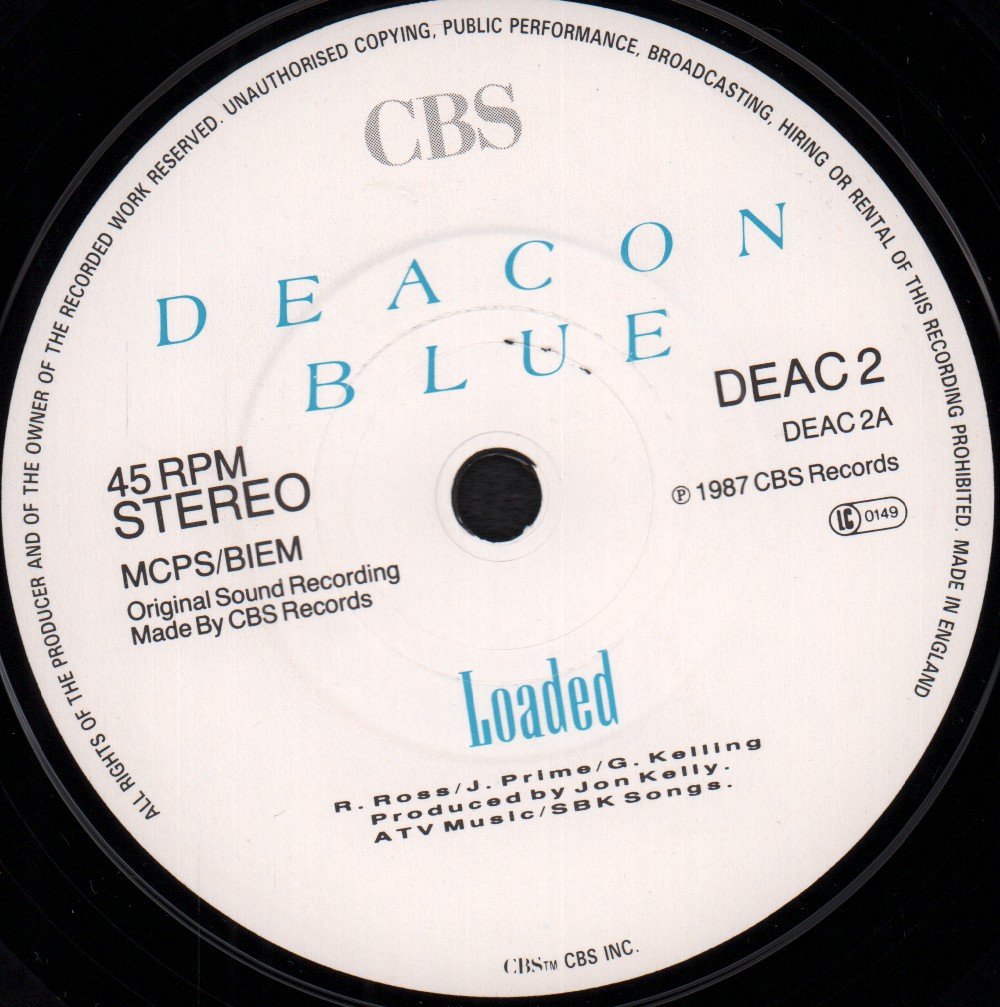 Deacon Blue - Loaded - 7 Inch