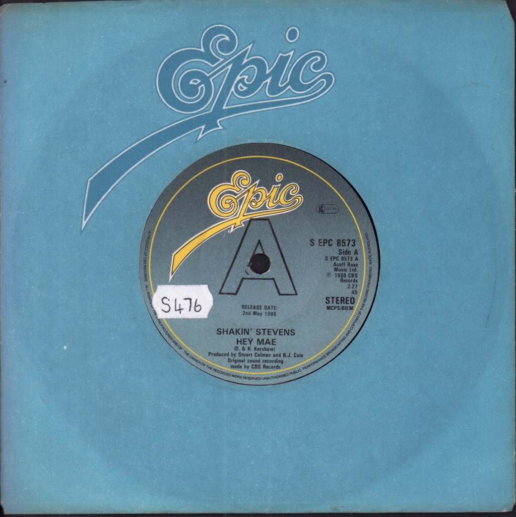 Shakin Stevens - Hey Mae - 7 Inch