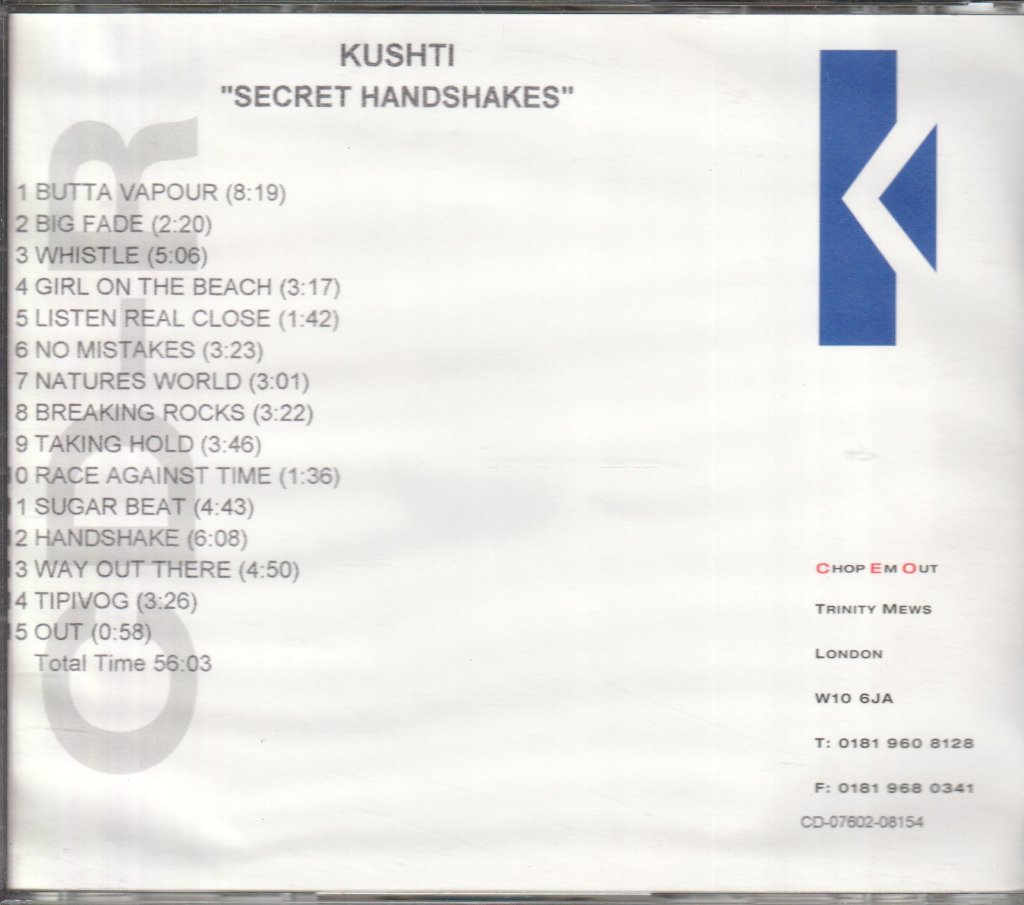 Kushti - Secret Handshakes - Cdr
