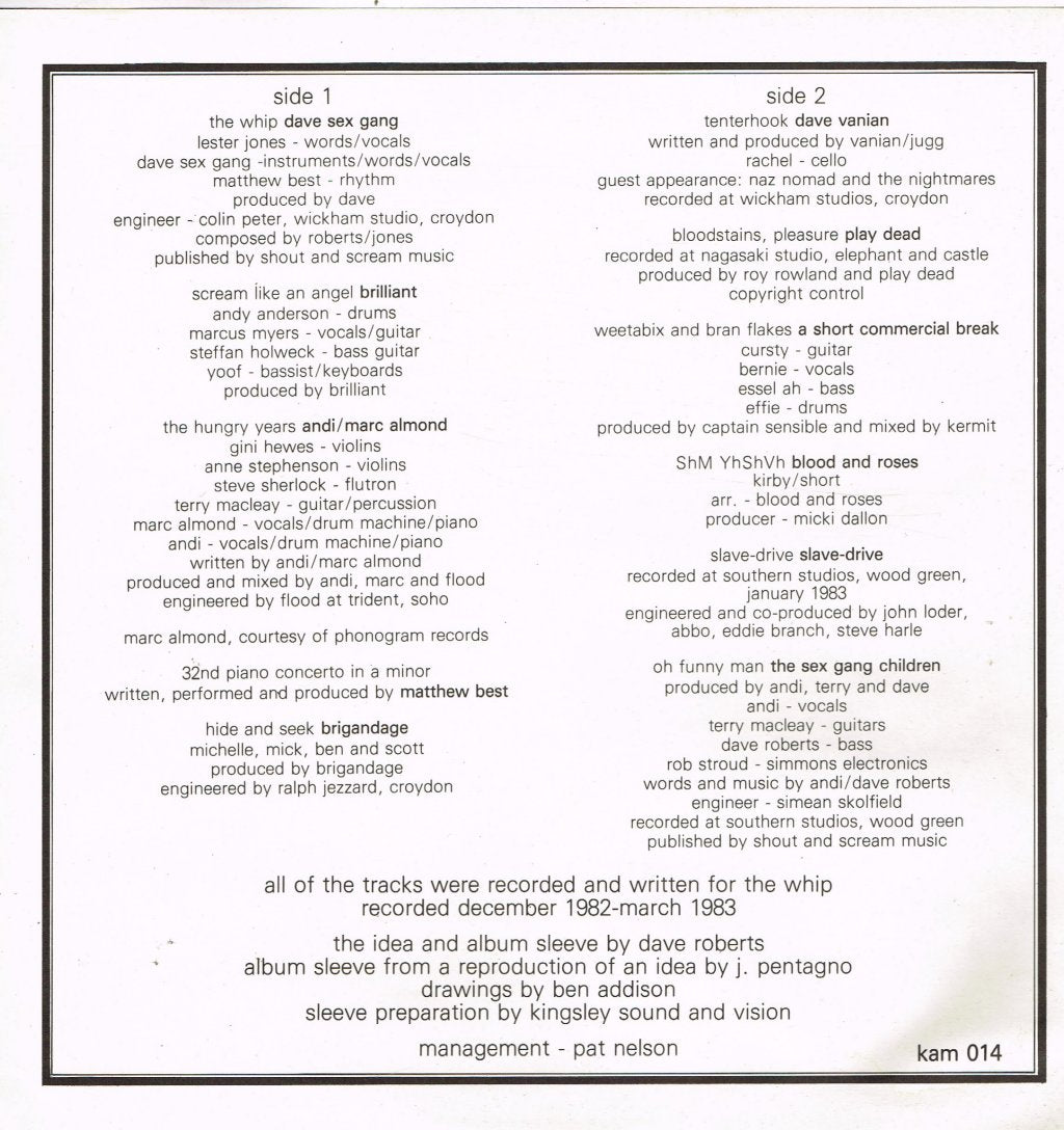 Various Artists - Whip - Lp