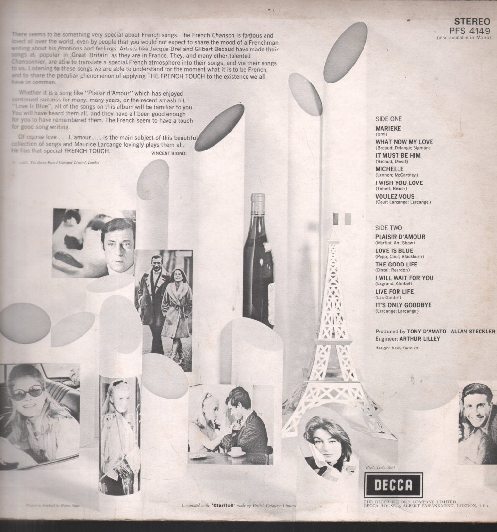 Maurice Larcange - French Touch - Lp