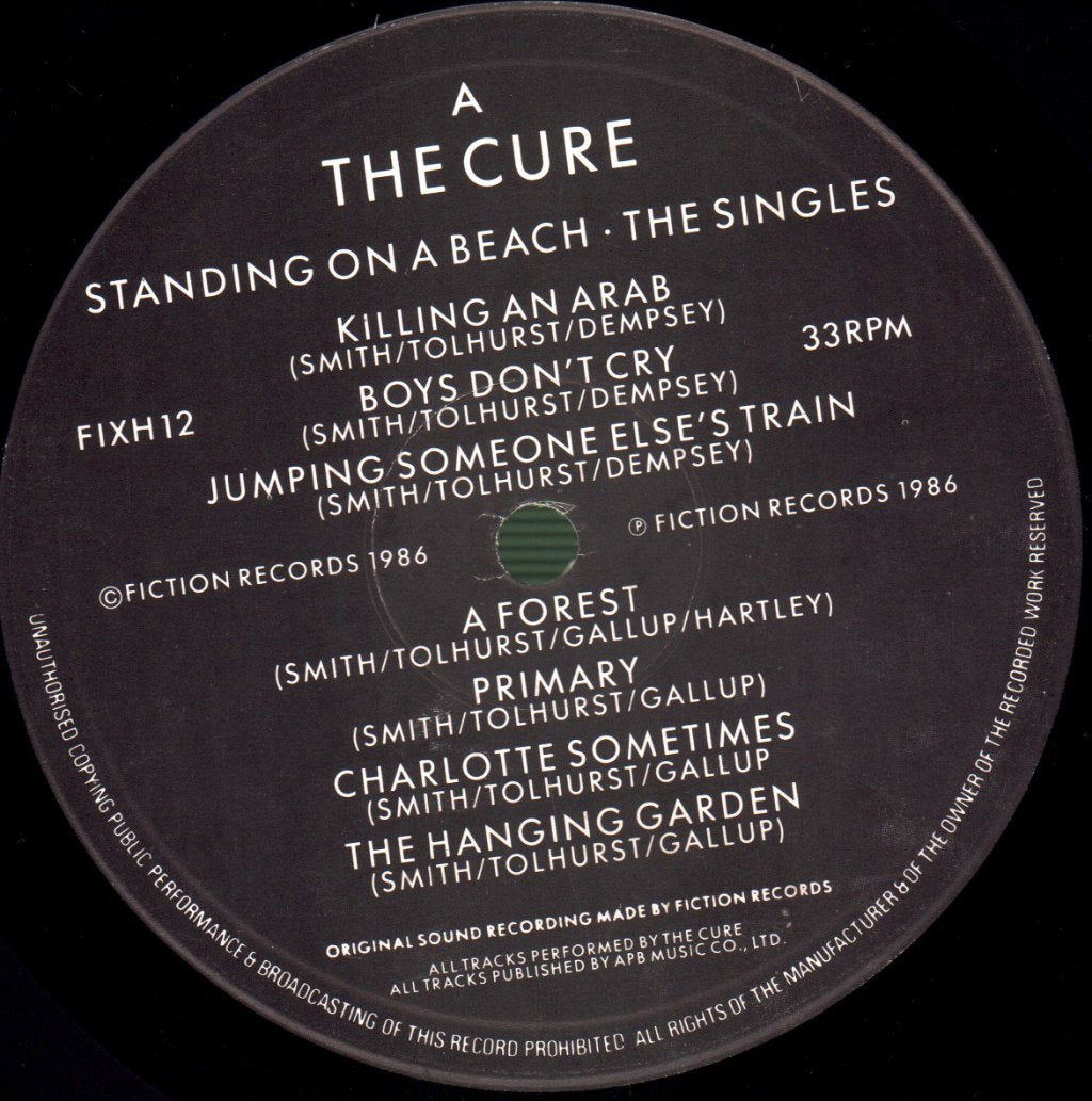 Cure - Standing On A Beach (Singles) - Lp