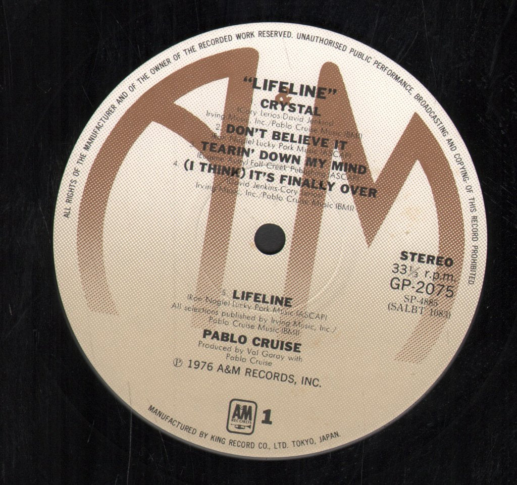 Pablo Cruise - Lifeline - Lp