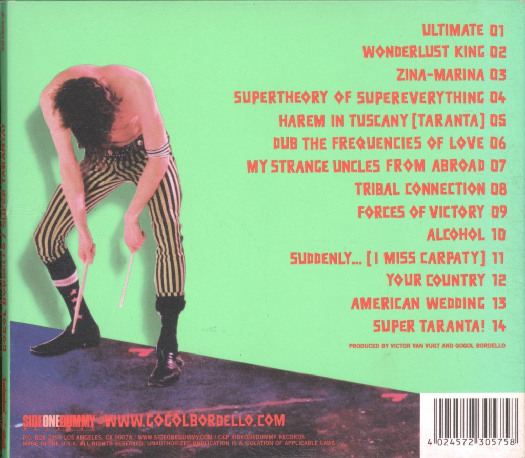 Gogol Bordello - Super Taranta! - Cd