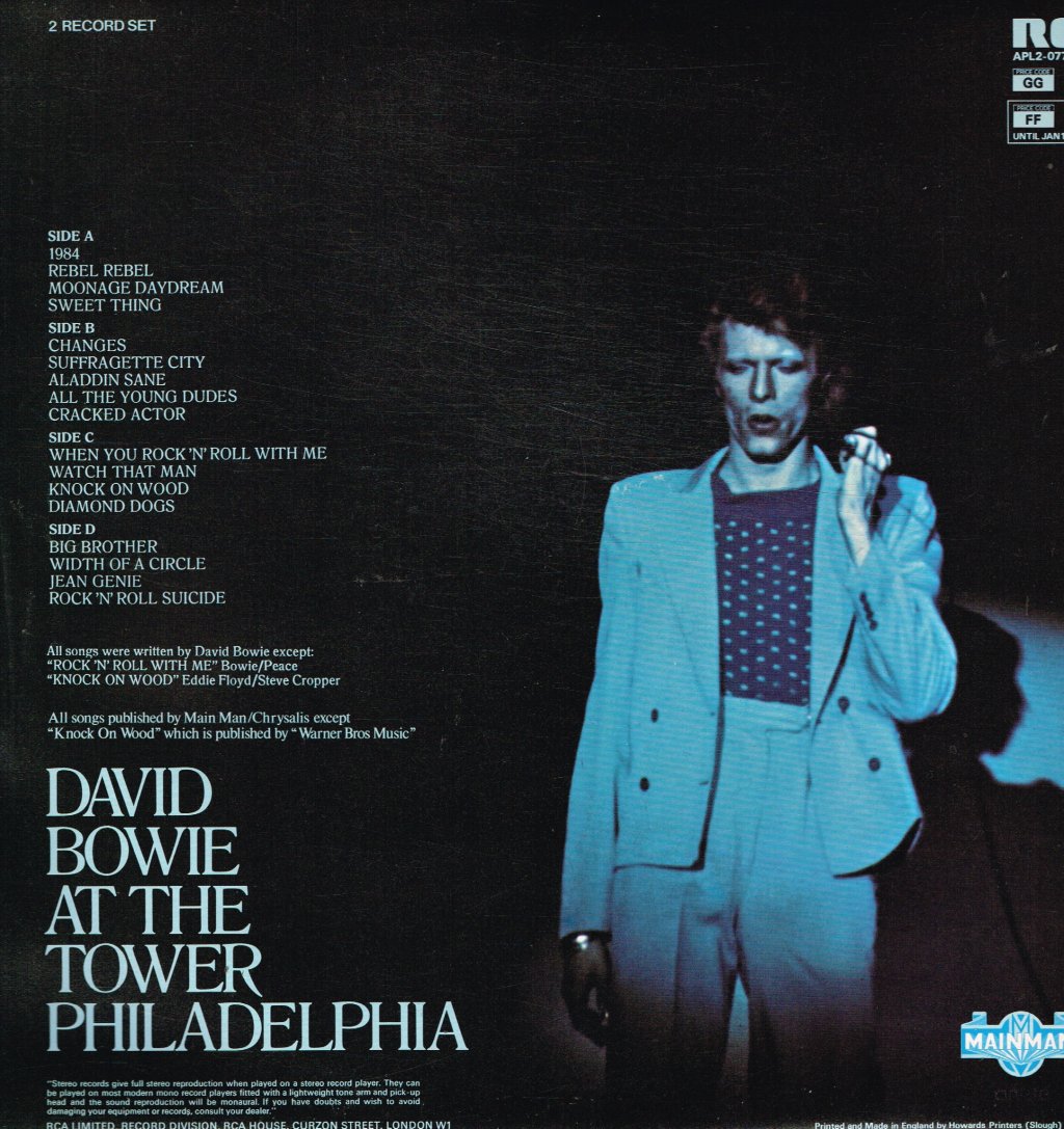 David Bowie - David Live - Double Lp