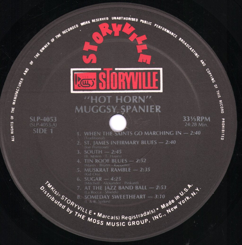 Muggsy Spanier - Hot Horn - Lp