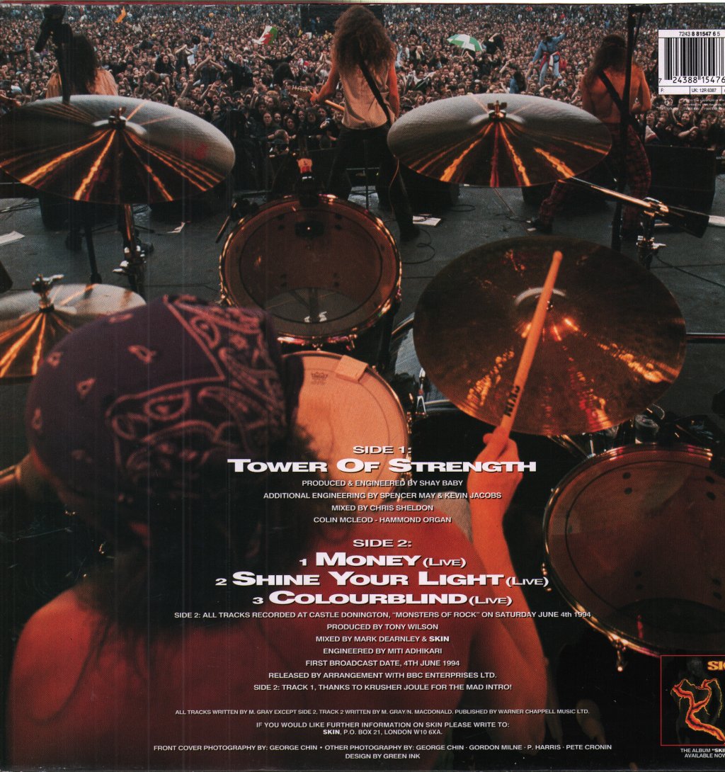 Skin (Rock/Metal Group) - Tower Of Strength - 12 Inch
