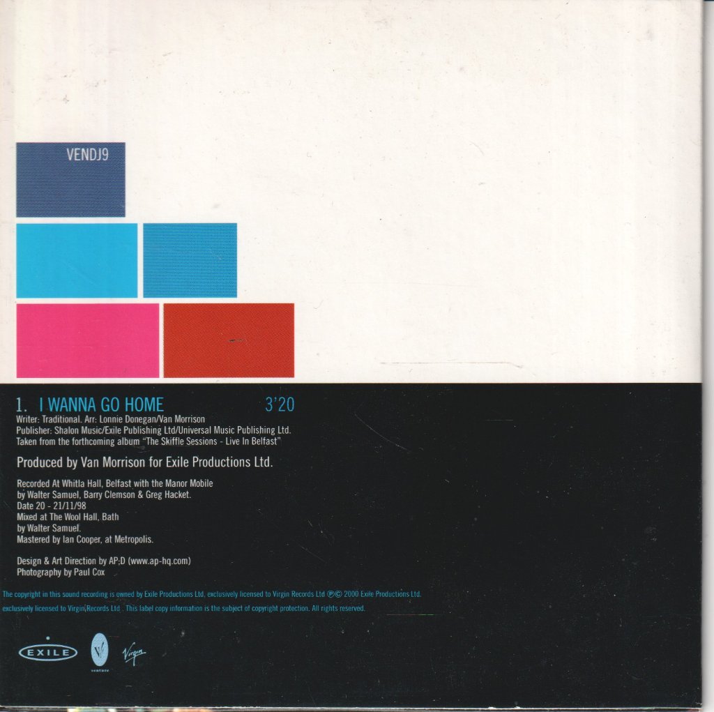 Van Morrison Lonnie Donegan Chris Barber - I Wanna Go Home - Cd
