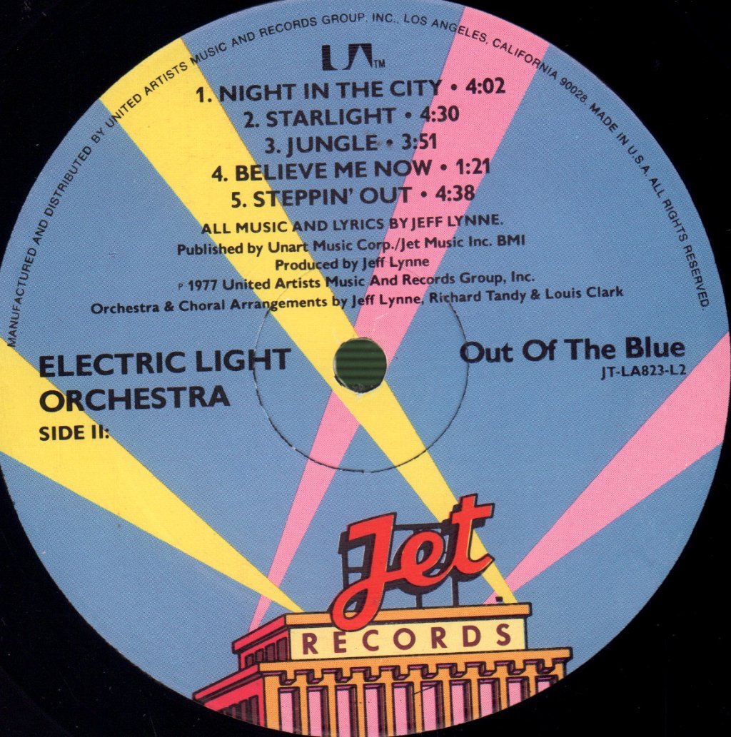 Electric Light Orchestra - Out Of The Blue - Double Lp