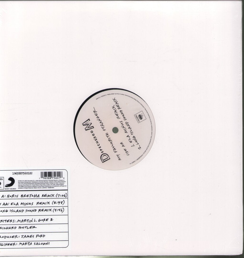 Depeche Mode - My Favourite Stranger Remixes - 12 Inch