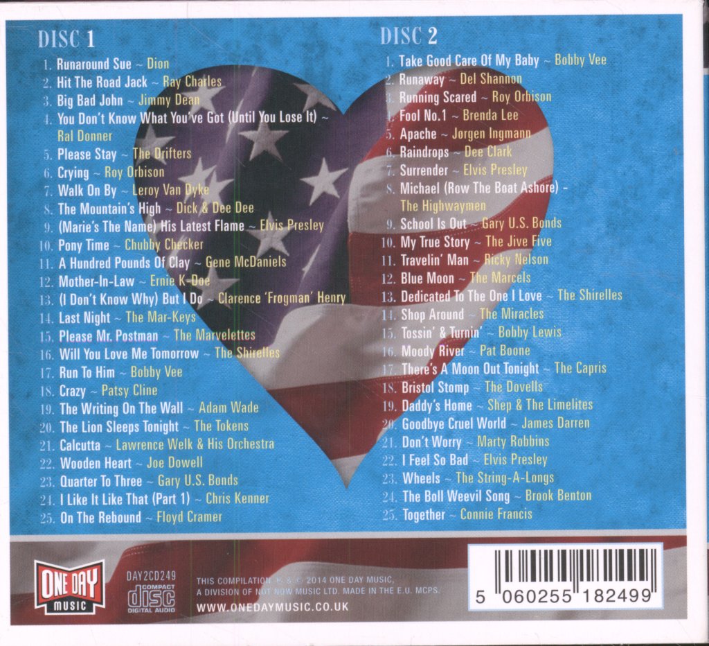 Various Artists - American Heartbeat 1961 - Double Cd