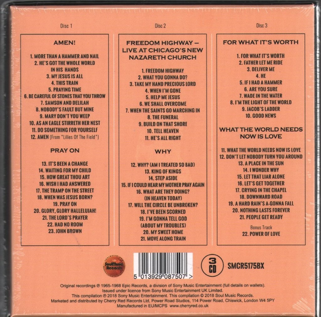 Staple Singers - For What It's Worth (The Complete Epic Recordings 1964-1968) - Cd Set