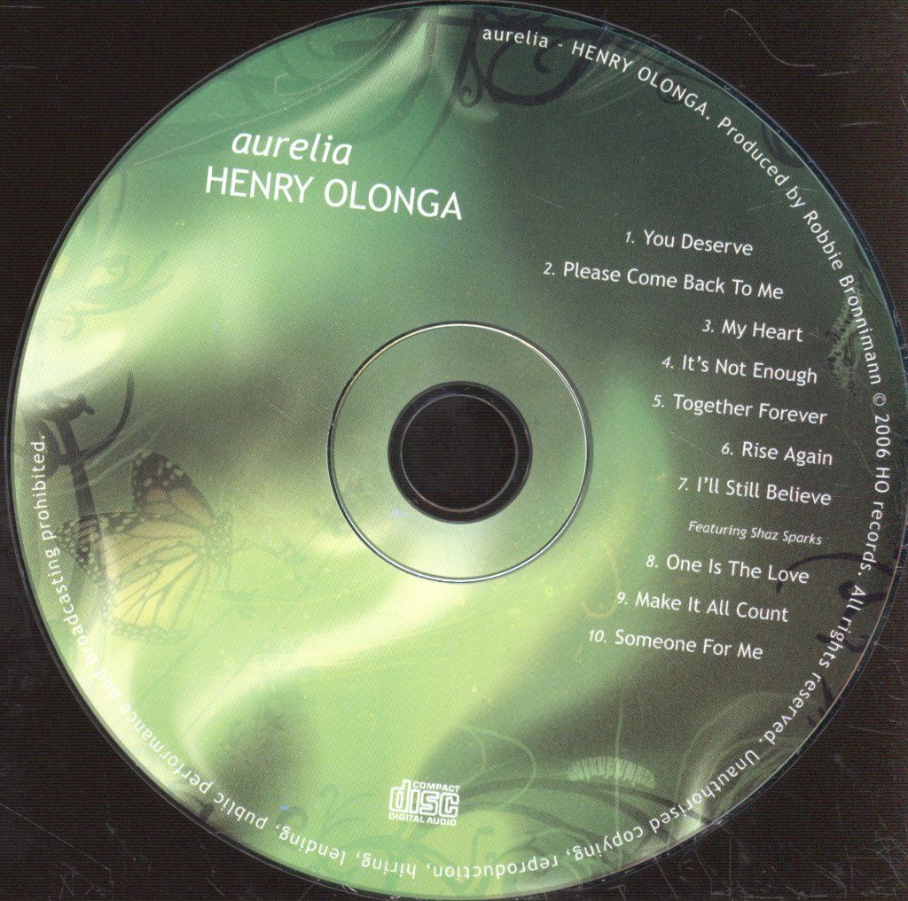 Henry Olonga - Aurelia - Cd