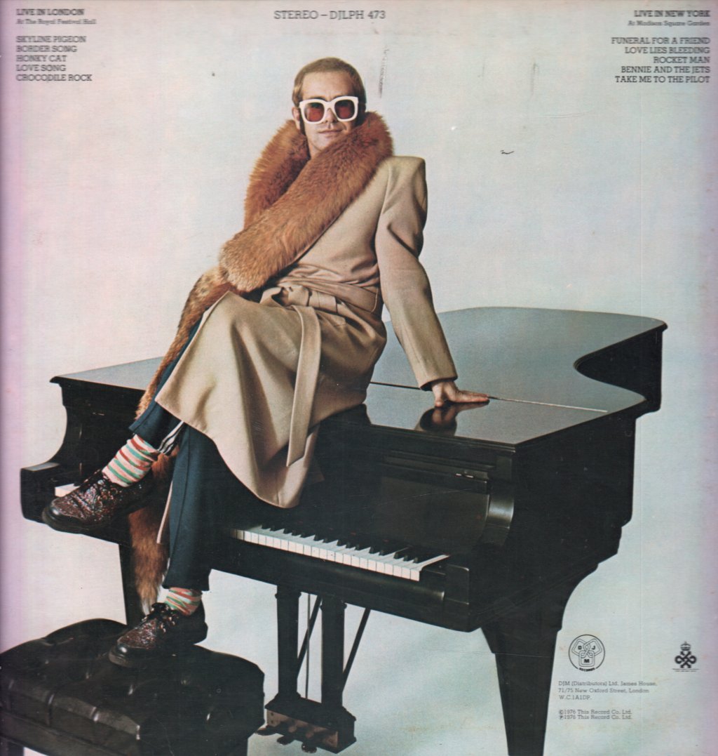 Elton John - Here And There - Lp