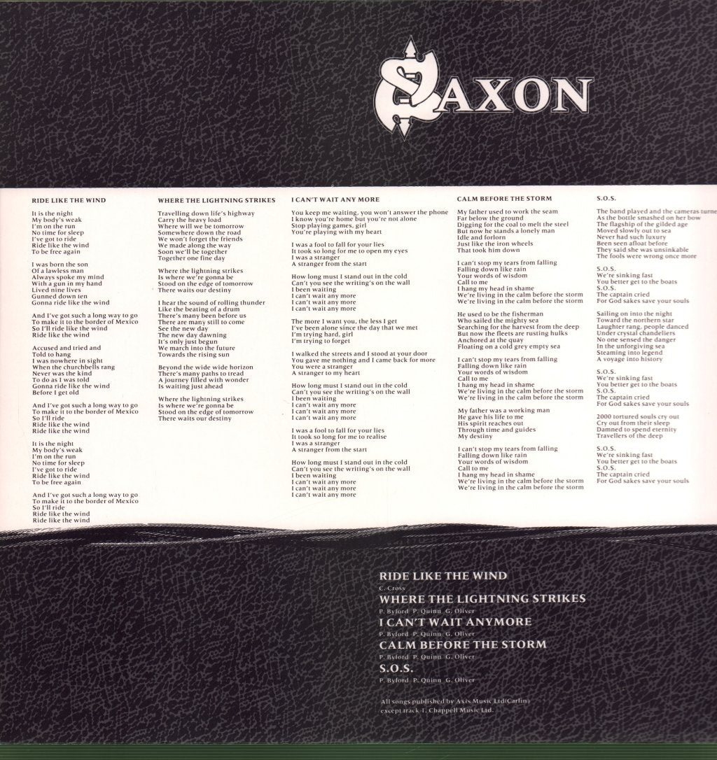 Saxon - Destiny - Lp