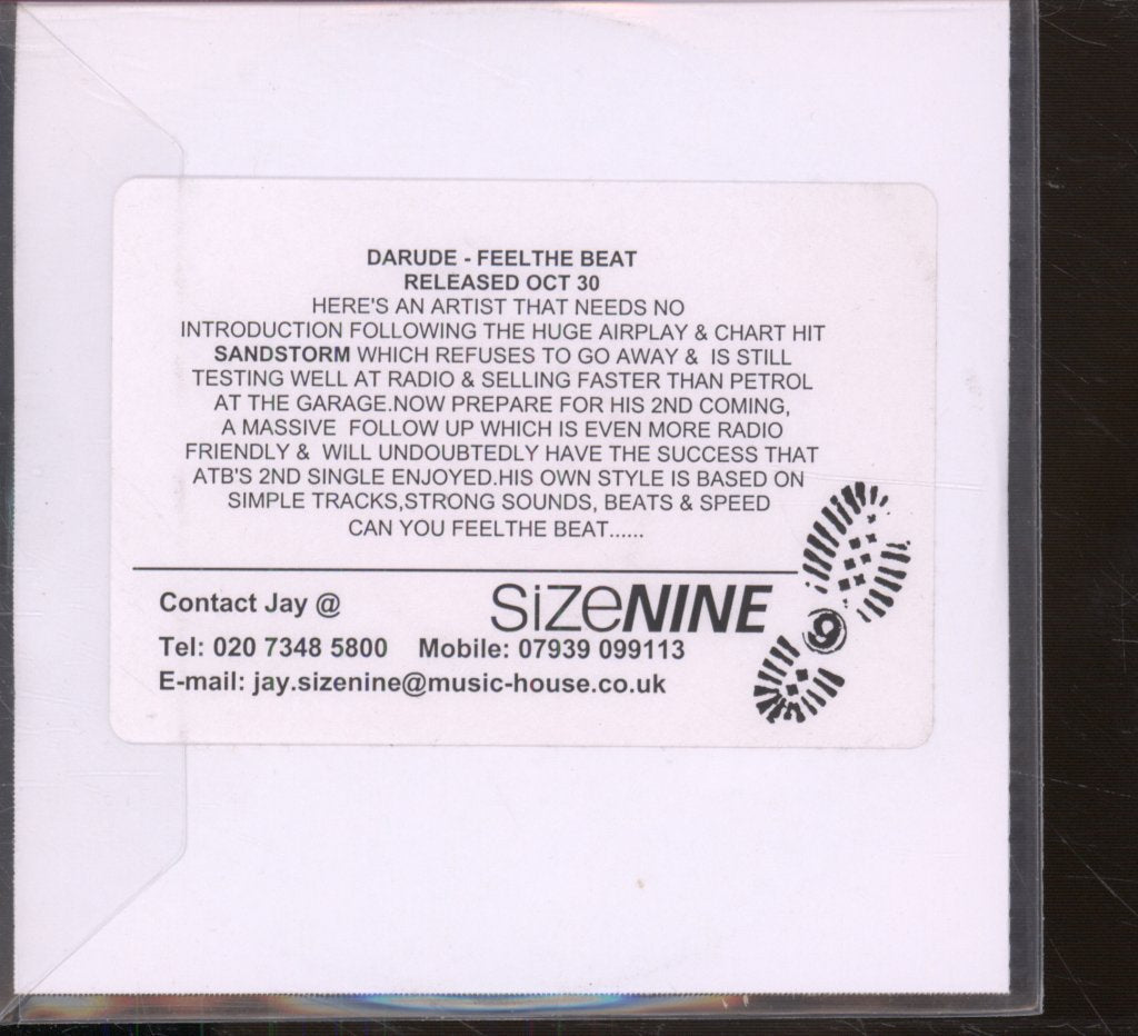 Darude - Feel The Beat - Cdr