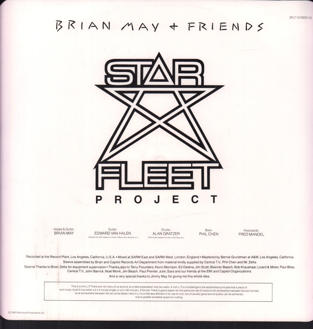 Brian May And Friends - Star Fleet - Lp