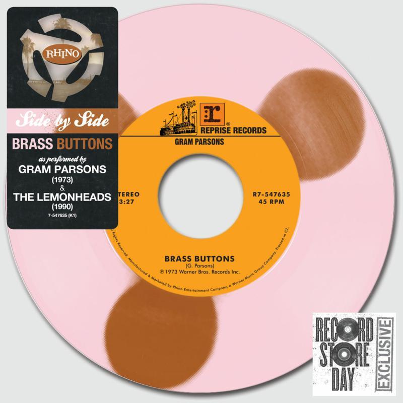 Gram Parsons - Side By Side: Brass Buttons - 7 Inch