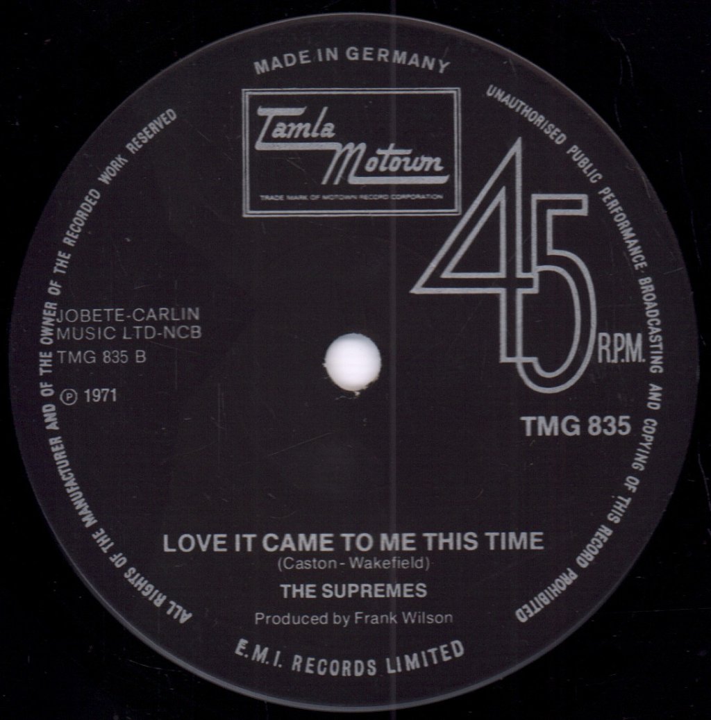 Supremes - Your Wonderful Sweet Sweet Love - 7 Inch