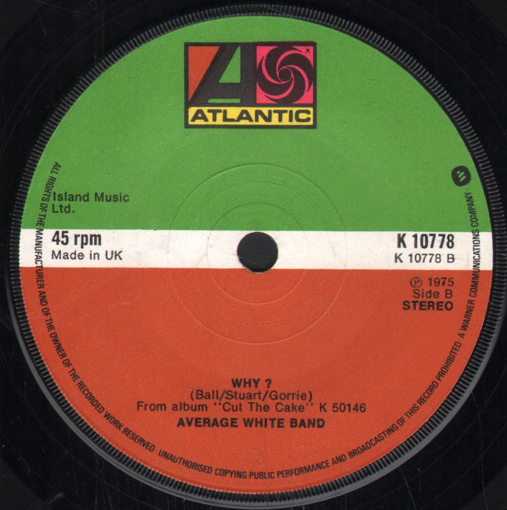 Average White Band - Everybody's Darling - 7 Inch