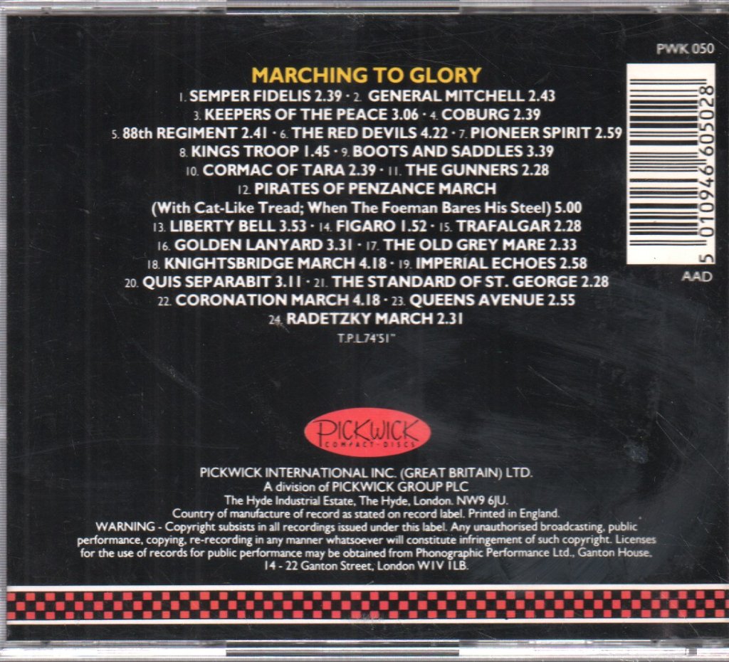 Marching To Glory - Marching To Glory - Cd