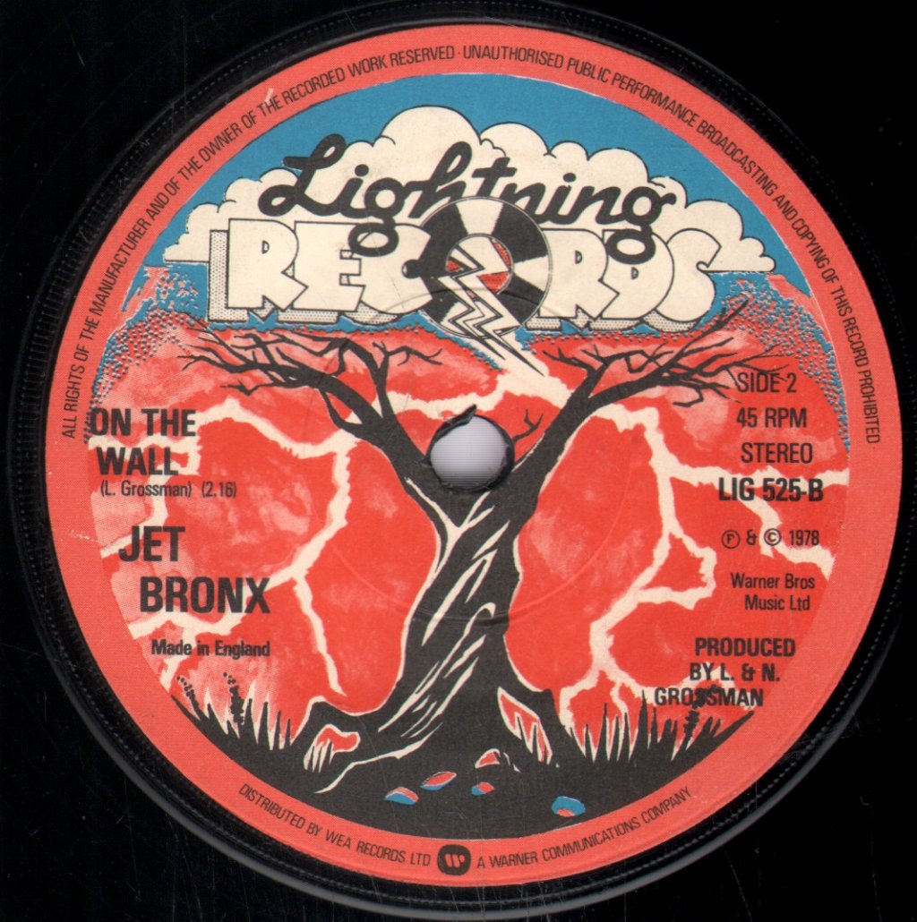 Jet Bronx - Rock And Roll Romance - 7 Inch