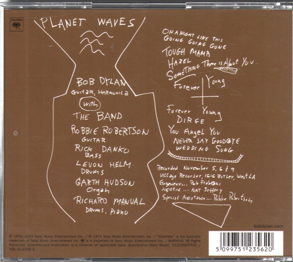 Bob Dylan - Planet Waves - Cd