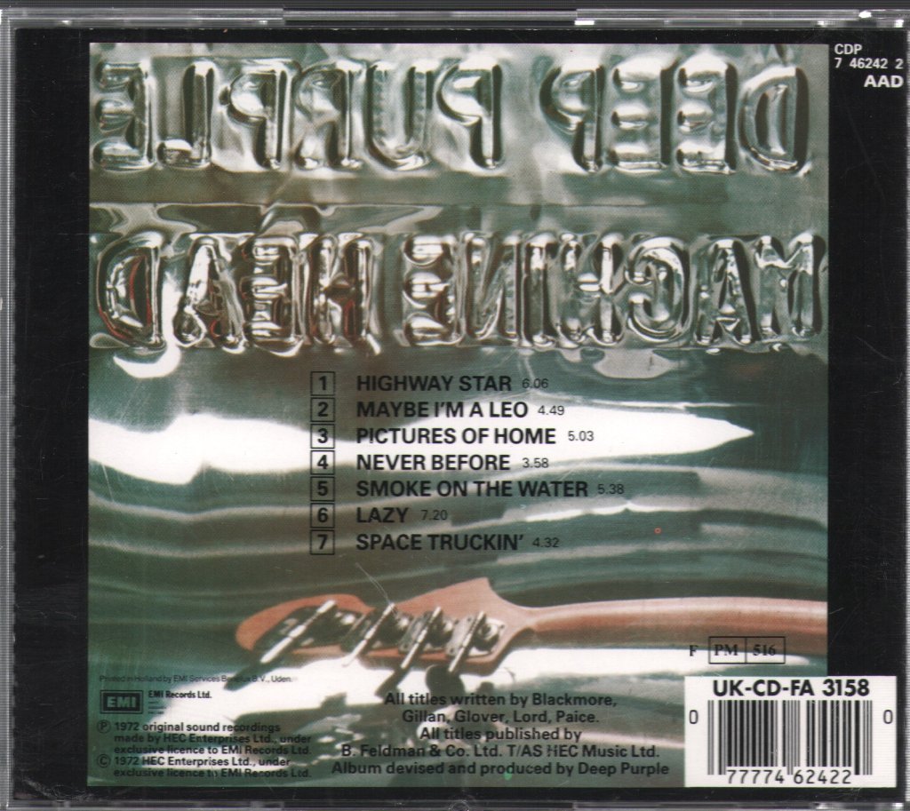 Deep Purple - Machine Head - Cd