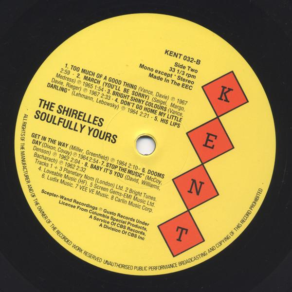 Shirelles - Soulfully Yours - Lp